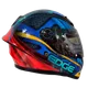 Casco Integral Edge Champions Superman Kids Visor Interno Ahumado